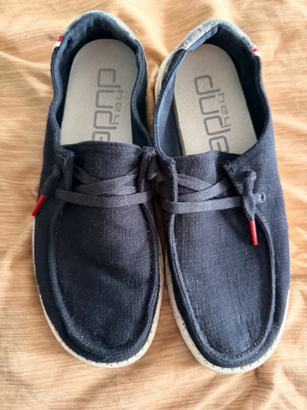 Hey Dude Wendy Canvas Slip-On Loafers in Jungle Black